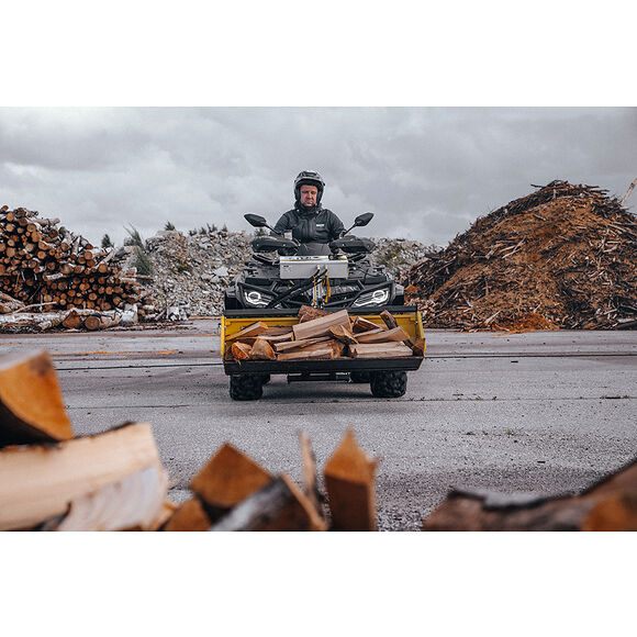 Iron Baltic (IB) IB plog og bøtte 128 cm - 2 i 1 modulær plog bøtte hydraulisk komplett