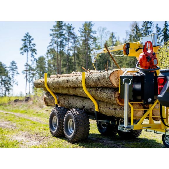 Iron Baltic (IB) IB Multihenger Boggi ATV Offroad 1200 med Kran & Elektrisk Vinsj