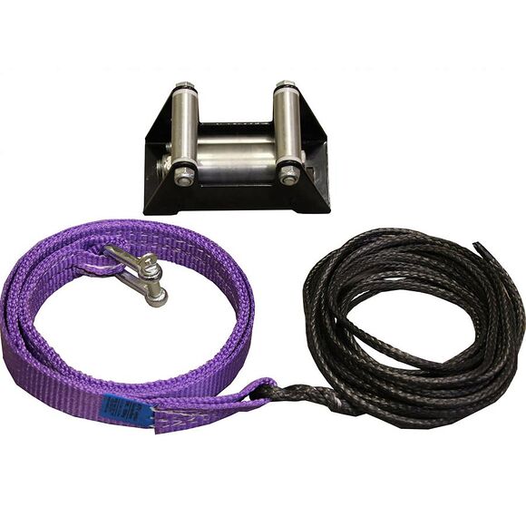 Iron Baltic (IB) IB Plogrem ATV vinsj med sjakkel og vaierstyring/vinsjruller