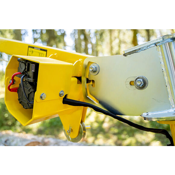 Iron Baltic (IB) IB Tømmerhenger Boggi ATV Offroad 1200 med Kran & Elektrisk Vinsj