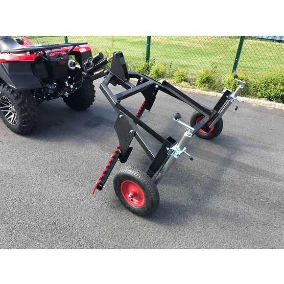 ROUGHWORX ATV Veiskrape/Veisladd 180 cm med elhydraulisk løft