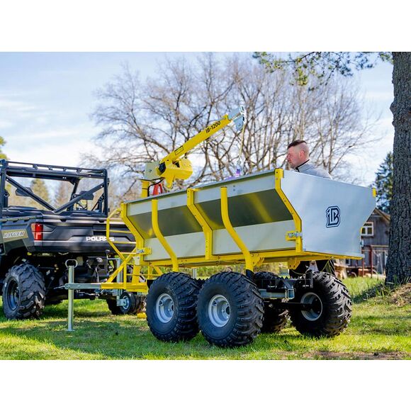 Iron Baltic (IB) Sett inn flatbed IB Tømmervogn Boggi ATV Offroad 1200
