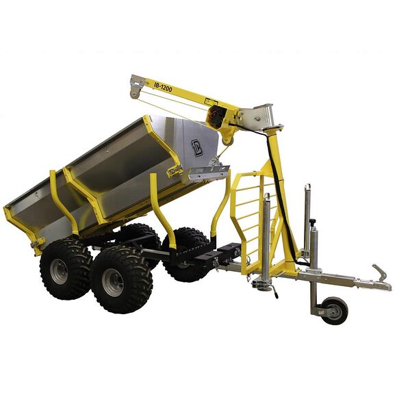 Iron Baltic (IB) Sett inn flatbed IB Tømmervogn Boggi ATV Offroad 1200