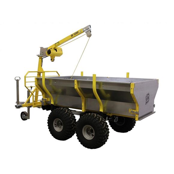 Iron Baltic (IB) Sett inn flatbed IB Tømmervogn Boggi ATV Offroad 1200