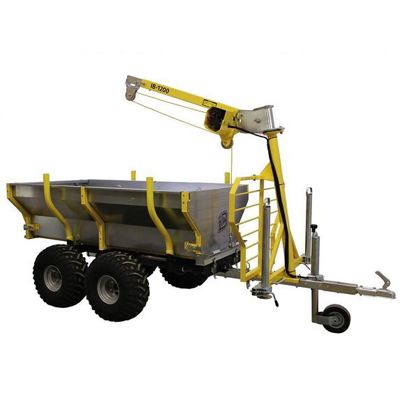 Iron Baltic (IB) Sett inn flatbed IB Tømmervogn Boggi ATV Offroad 1200