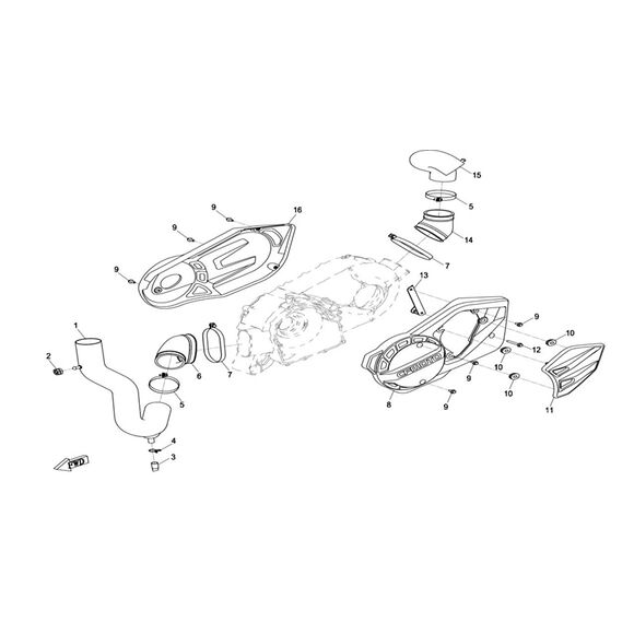 CF MOTO Deksel til oljepåfylling CF Moto 800