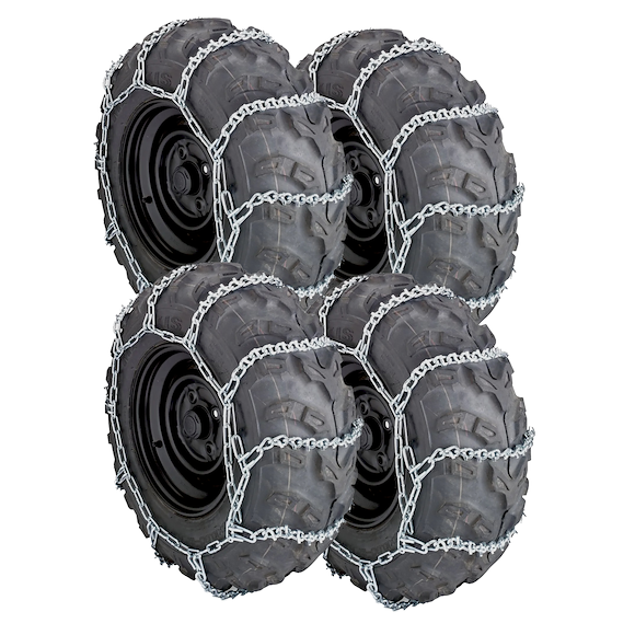 KIMPEX Snøkjettingpakke med pigger for dekk 25x8-12 & 25x10-12