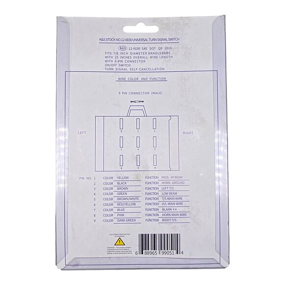 K&S K&S Knappsett styre venstre