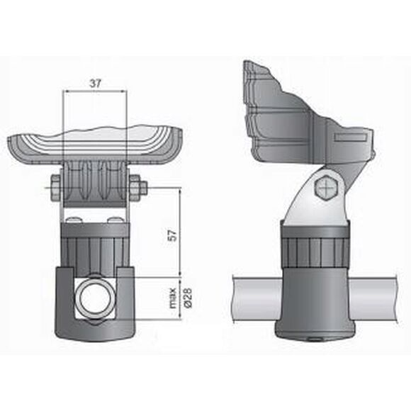 ATV-PRO Universal Rørfeste for Ekstralys