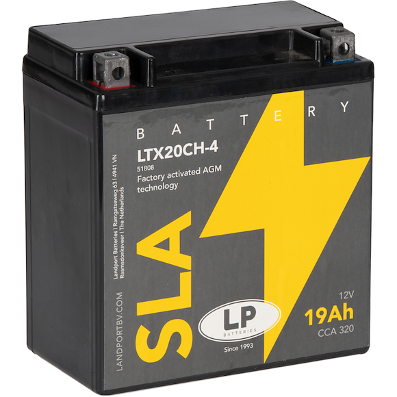 LP Batteries LP ATV Batteri LTX20CH SLA 12V (YTX20CH)