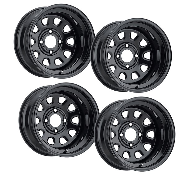 MOOSE ATV Stålfelg Sort 4/110