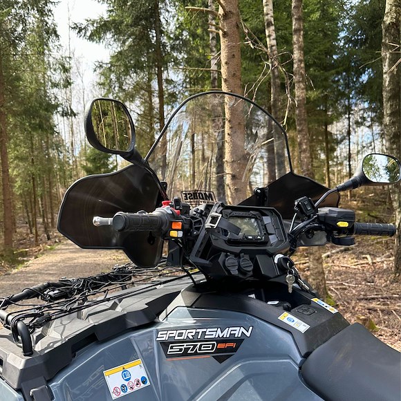 MOOSE Moose ATV vindrute Universal med Cut-out