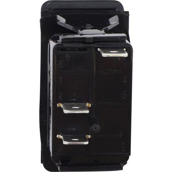 MOOSE Strømbryter dashbord Rock Lights rød