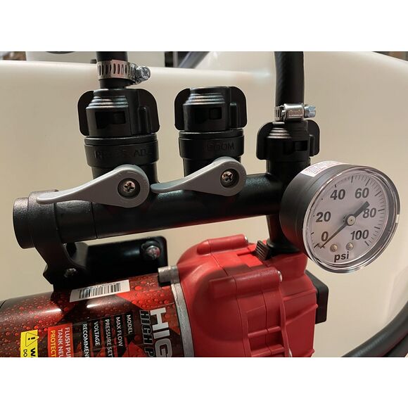 MOOSE 95 liters sprøyteaggregat komplett med sprøytebom og 7 dyser – høy kapasitet