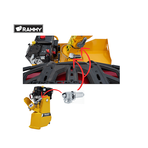 RAMMY Motor Utkast Rammy ATV Snøfreser