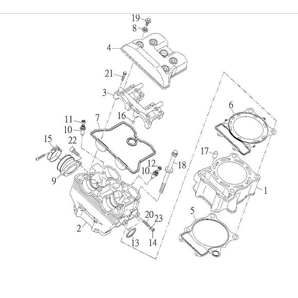 SMC Sylinderfotpakning SMC 500 / 520