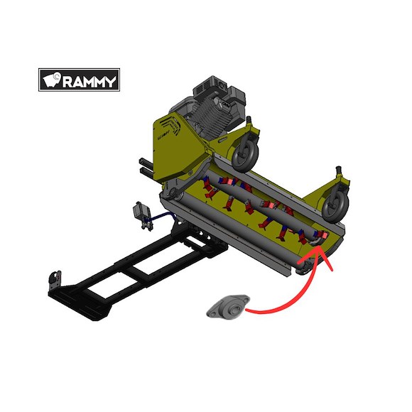 RAMMY Lagerhus Drivende vals Rammy Brushcutter/Gressklipper