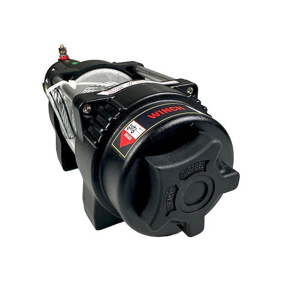 ROUGHWORX ATV Vinsj 12v 1588KG - 3500LBS Ståltau - Fjernstyring