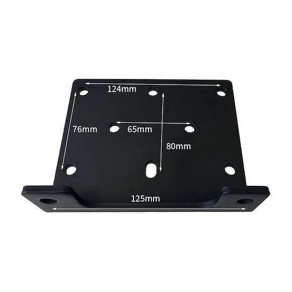 ROUGHWORX ATV Vinsj 12v 1588KG - 3500LBS Ståltau - Fjernstyring