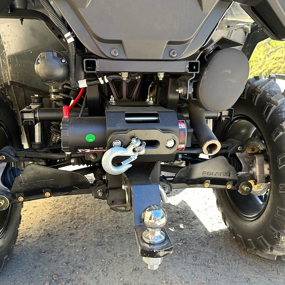 ROUGHWORX Vinsj bak Polaris med 2-tommers tilhengerfeste