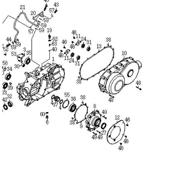 SMC Pakning variatordeksel SMC 700