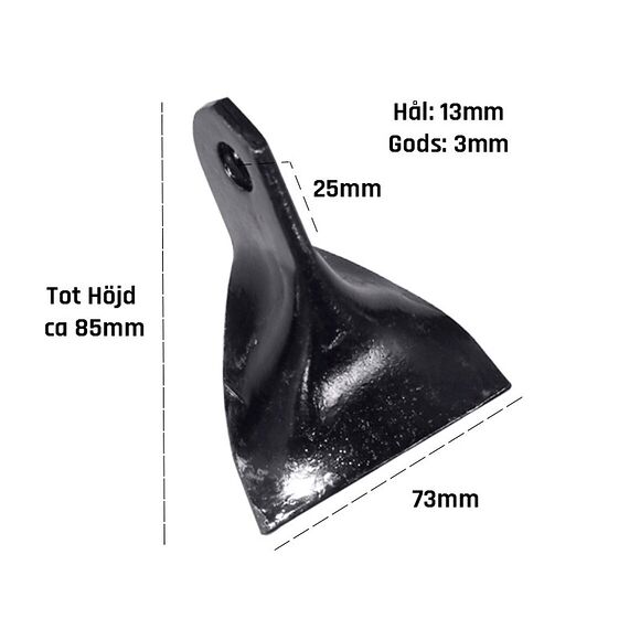 ATV-PRO Kutteblad T-Blad med Bolter