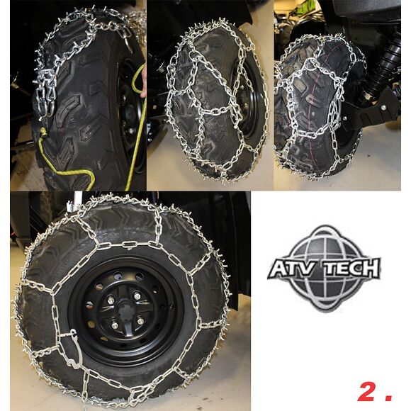 ATV Tech ATV-Tech snøkjetting SNO54 145 x 42 cm, til 26 x 10 (1 par)