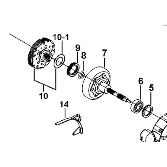 TGB Pakkboks med clutchklokke TGB ATV