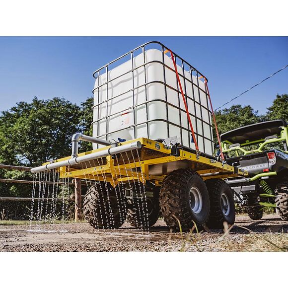 Iron Baltic (IB) Tømmerbjelker/IBC-tankfeste IB Flakvogn Boggie 1200 Høybyggd