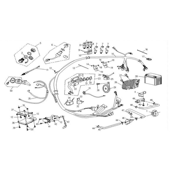 CF MOTO Signalhorn CF Moto 500/550/800/X7/X5