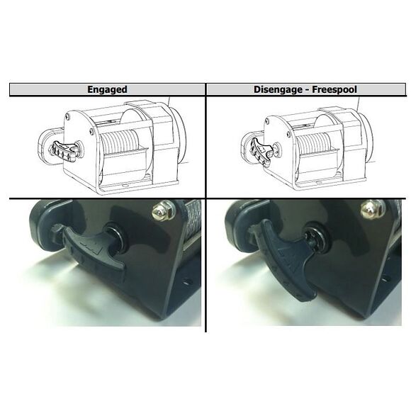 WARN WARN DC 2000 WORKS UTILITY VINSJ 12V