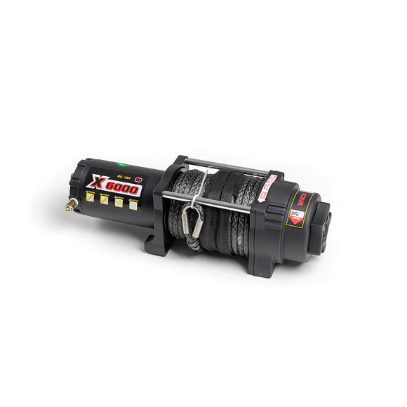 ROUGHWORX UTV Vinsj 12v 2722KG - 6000LBS Syntetisk Line