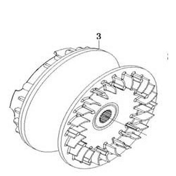 CF MOTO Primærvariator komplett CF Moto/Goes 500/600