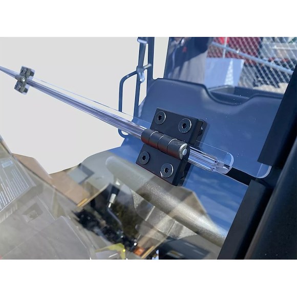 MOOSE Vindskjerm Polaris Ranger 500/570/EV Mid Size 15-23 fellbar