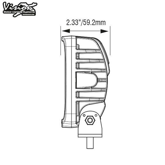 VISION X Vision X VL Series 20W / 2295 Lumen Flood Work Light