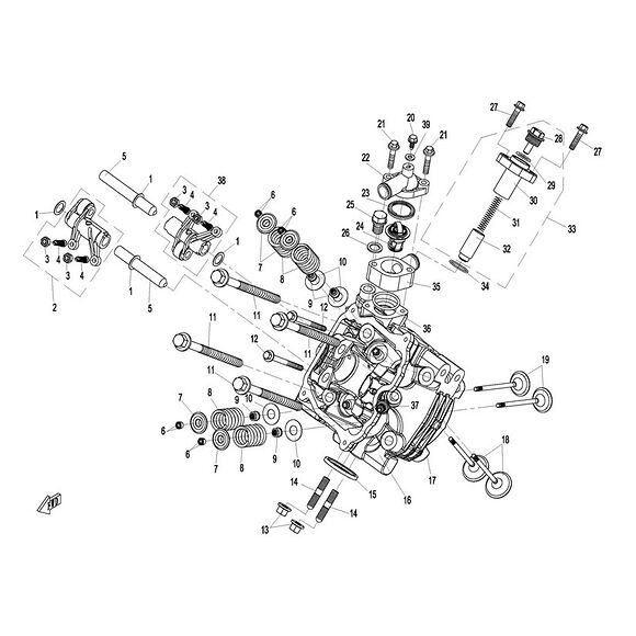 CF MOTO O-Ring kamkjedestrammer CF Moto C Force 800