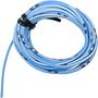 SHINDY Kabel 14A 4 meter lyseblå/hvit