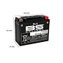 BS BATTERY BS ATV Batteri BTX24HL SLA 12V (YTX24HL)