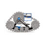 CAMSO Camso UTV 4S1 Beltesett 4/156 Delt Bakaksel Utveksling 17/16