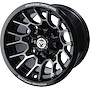 MOOSE Felg Moose 24X 12x7 4/110 4+3 Svart