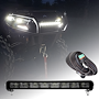 HBA Lysramp 15 Tommer 80W / 7360 Lumen med Kabelsett