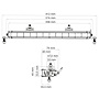 HBA Led Ramppi Työvalo 15 tuumaa 60W / 5040 Lumenia LED