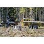 Iron Baltic (IB) IB Tømmerhenger Boggi ATV Offroad 1200 med Kran & Elektrisk Vinsj