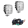Wesem 2 Led arbeidsbelysningssett (3200 lumen) med ledninger