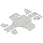 Iron Baltic (IB) Bukplate CF Moto C4/C5 Short aluminium