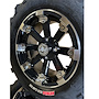 KENDA ATV Dekk på felg Kenda K592 26 Tommer på 14 Tommer Aluminiumfelg 4/136