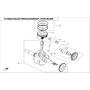 CF MOTO Stempelring sett 1 stempel CF Moto C Force 450/520/550/800